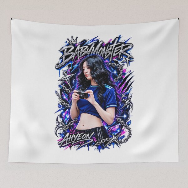 Item preview, Ahyeon BABYMONSTER Purple Championship Crown Illustration | Racing Art designed and sold by Valereekmerch.