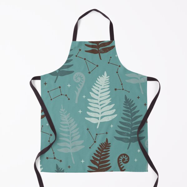 Item preview, Mid Century Ferns and Celestial Constellations Pattern designed and sold by Pattique.