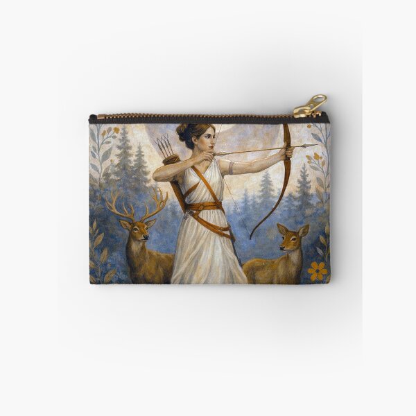 Item preview, Artemis Painting – Greek Moon Goddess and Divine Huntress designed and sold by GalleryKauffeld.