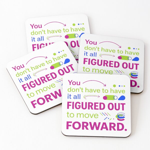 Item preview, You Don't Have to Have It All Figured Out to move forward - Typographic Quotes designed and sold by Firmansyahnw.