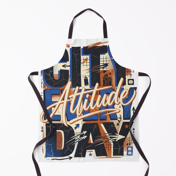 Item preview, City Attitude Every Day – Bold Street Typography Design designed and sold by @SHINTOSARTSTORE.