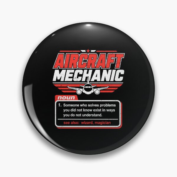 Item preview, Aircraft Mechanic Definition Airplane Technician designed and sold by Randomera.