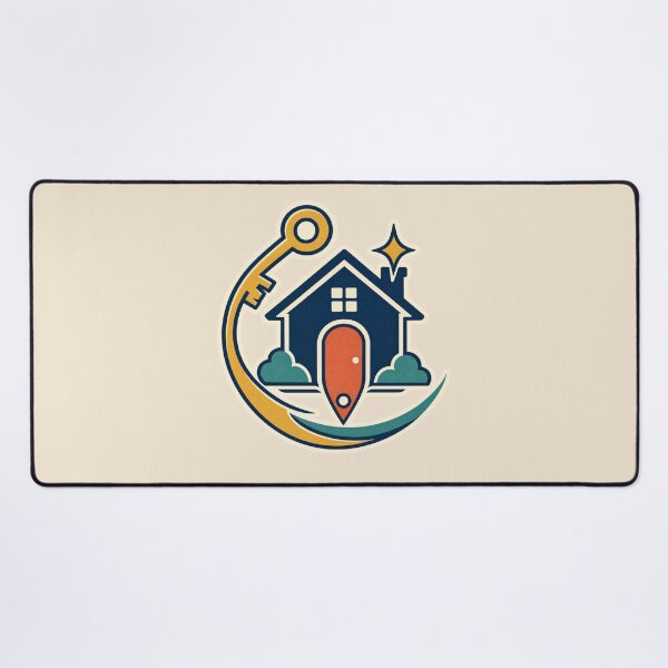 Item preview, Realtor Gift – Retro House Key and Location Pin Design designed and sold by astersgraphics.
