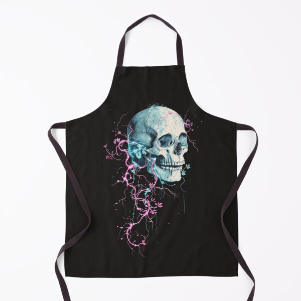 Item preview, A skull entwined with digital vines and glitches designed and sold by STATIC SOUL.