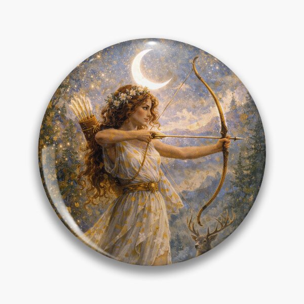 Item preview, Artemis Painting – Goddess of the Hunt, Nature and Wilderness designed and sold by GalleryKauffeld.