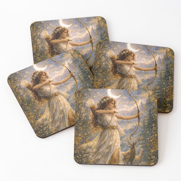 Item preview, Artemis Painting – Goddess of the Hunt, Nature and Wilderness designed and sold by GalleryKauffeld.