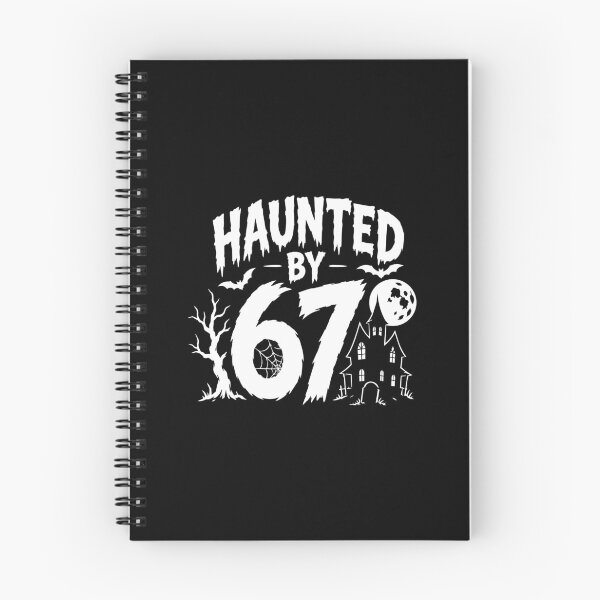 Item preview, Haunted by 67 six seven Halloween Funny Spooky Number Design designed and sold by w1ckerman.