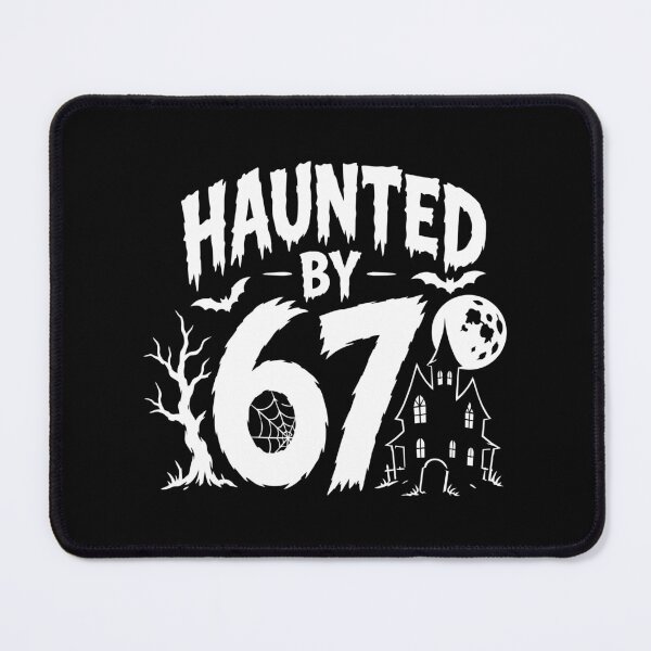 Item preview, Haunted by 67 six seven Halloween Funny Spooky Number Design designed and sold by w1ckerman.