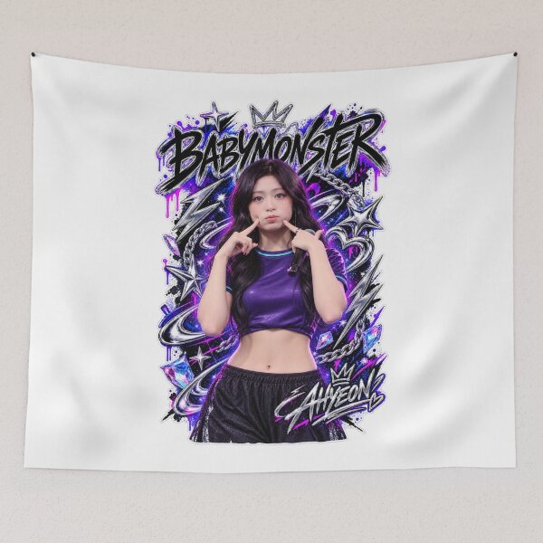 Item preview, Ahyeon BABYMONSTER Motorsport Ace Visual | Purple Speed Track designed and sold by Valereekmerch.