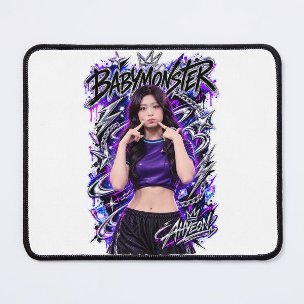 Item preview, Ahyeon BABYMONSTER Motorsport Ace Visual | Purple Speed Track designed and sold by Valereekmerch.