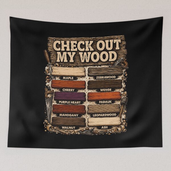 Item preview, Check Out My Wood Woodworking Carpenter Handyman designed and sold by Randomera.