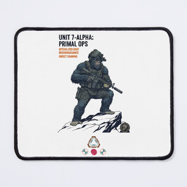 Item preview, Unit 7-Alpha Primal Ops Tactical Bigfoot Special Reconnaissance designed and sold by Whimsy Trail Co.
