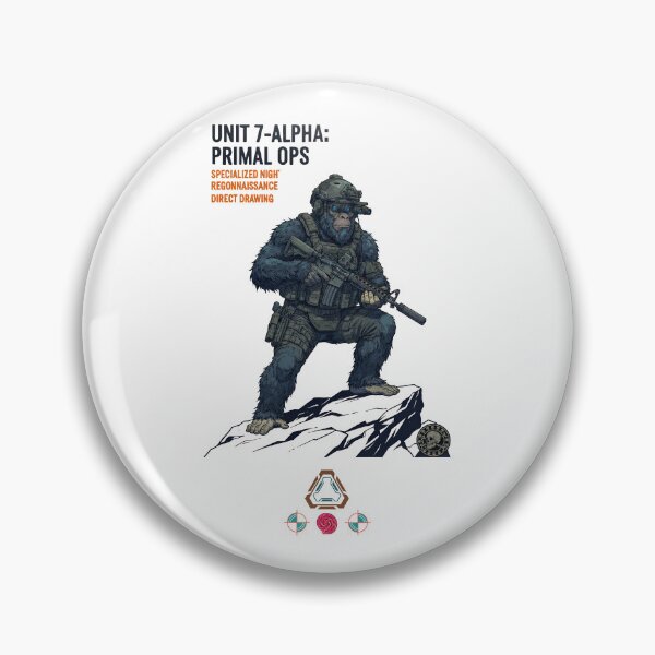 Item preview, Unit 7-Alpha Primal Ops Tactical Bigfoot Special Reconnaissance designed and sold by Whimsy Trail Co.