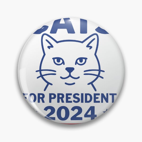 Item preview, Cats for President 2024 Purr More Meow Less designed and sold by Stayfrostybro.