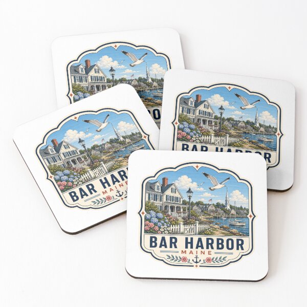 Item preview, Bar Harbor Town en Maine designed and sold by PamLeeDesign.