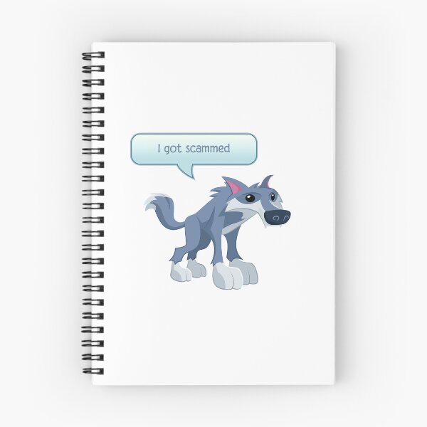 Item preview, Animal Jam Default Wolf Quote I got scammed designed and sold by Maddkadd.