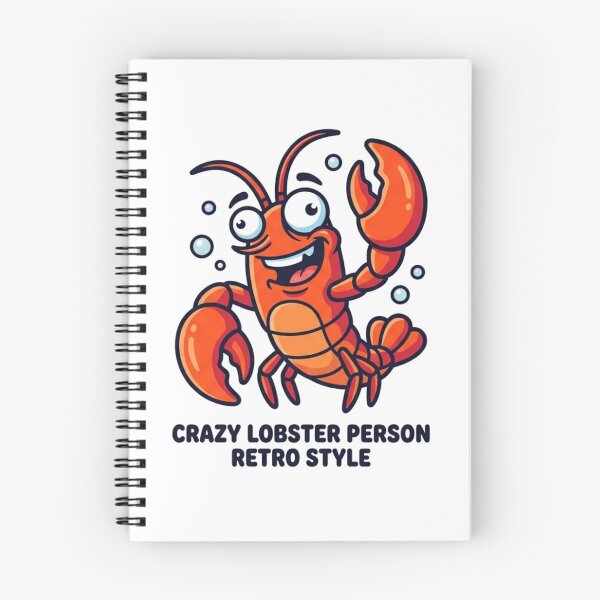Item preview, Crazy Lobster Person Retro Cartoon Crustacean Seafood Boil Lover Humor designed and sold by raedattia.