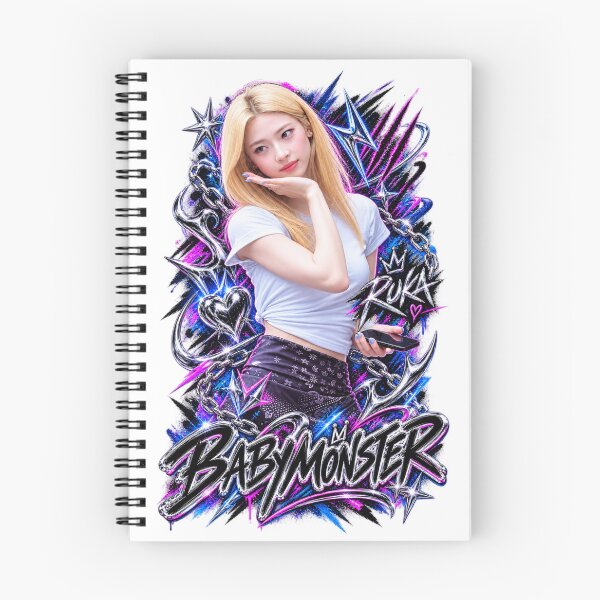 Item preview, Ruka BABYMONSTER Racing Rapper Metallic Graphic | Purple Track designed and sold by Valereekmerch.