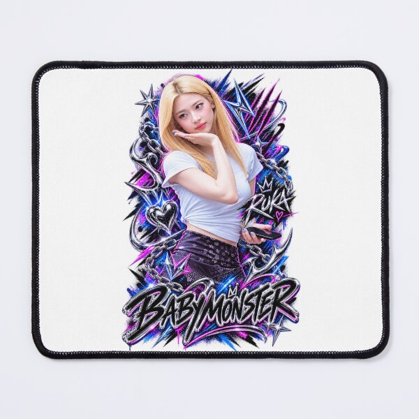 Item preview, Ruka BABYMONSTER Racing Rapper Metallic Graphic | Purple Track designed and sold by Valereekmerch.
