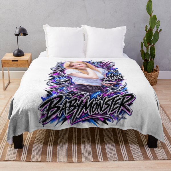 Item preview, Ruka BABYMONSTER Racing Rapper Metallic Graphic | Purple Track designed and sold by Valereekmerch.