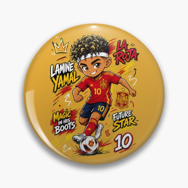 Item preview, Lamine Yamal Spain Winger Art designed and sold by Retro Arabica.