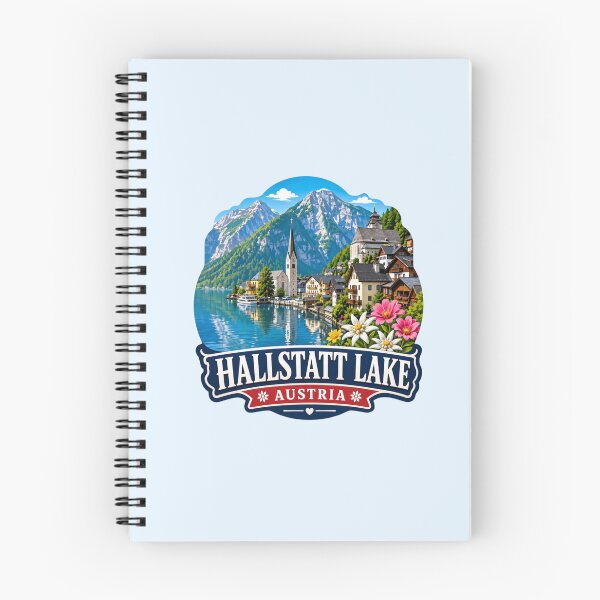 Item preview, Hallstatt Lake, Austria - Alpine Village designed and sold by Myra365Art.