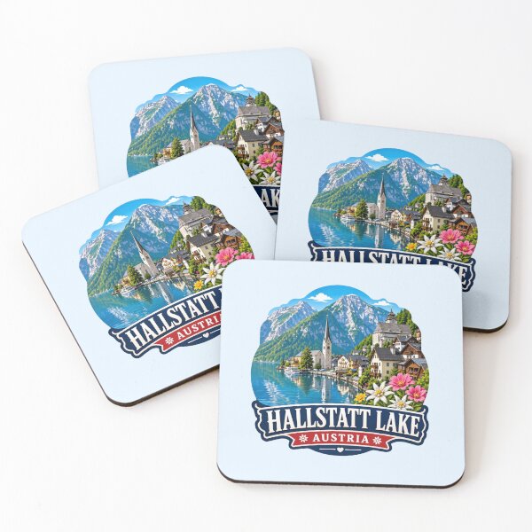Item preview, Hallstatt Lake, Austria - Alpine Village designed and sold by Myra365Art.