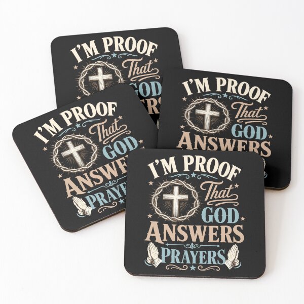 Item preview, I'm Proof that God Answers Prayers Jesus Christian Religious designed and sold by Randomera.