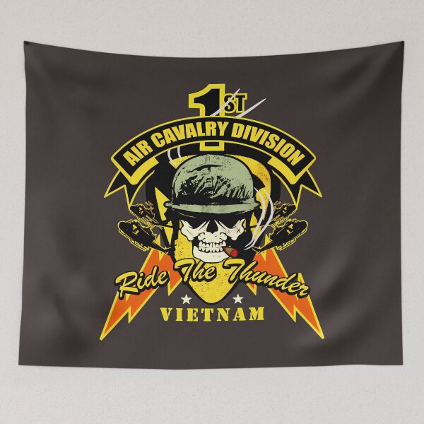 Item preview, Air Cavalry Skull Emblem designed and sold by Sentasehee.
