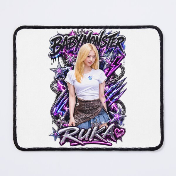 Item preview, Ruka BABYMONSTER Purple Circuit Champion Poster | Racing Look designed and sold by Valereekmerch.