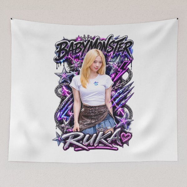 Item preview, Ruka BABYMONSTER Purple Circuit Champion Poster | Racing Look designed and sold by Valereekmerch.