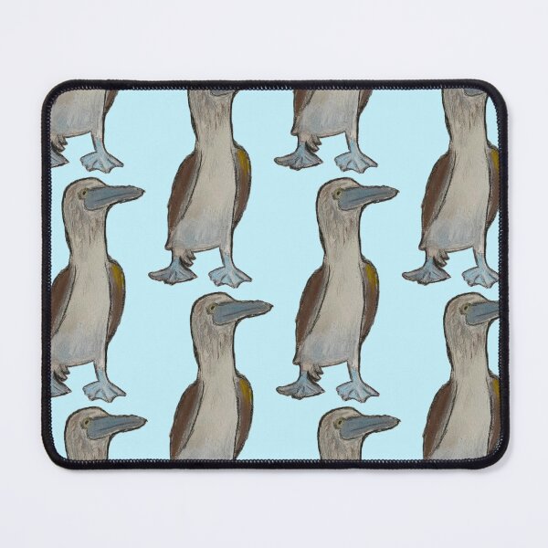 Item preview, Blue-footed Booby - simple blue background designed and sold by woodland-towers.