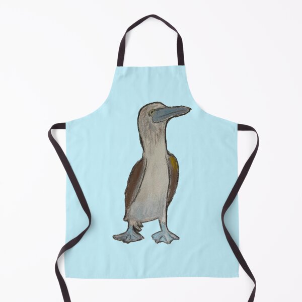 Item preview, Blue-footed Booby - simple blue background designed and sold by woodland-towers.