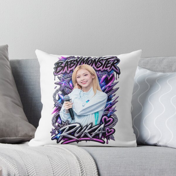 Item preview, Ruka BABYMONSTER Cyber Track Leader Graphic | Purple Chrome Art designed and sold by Valereekmerch.