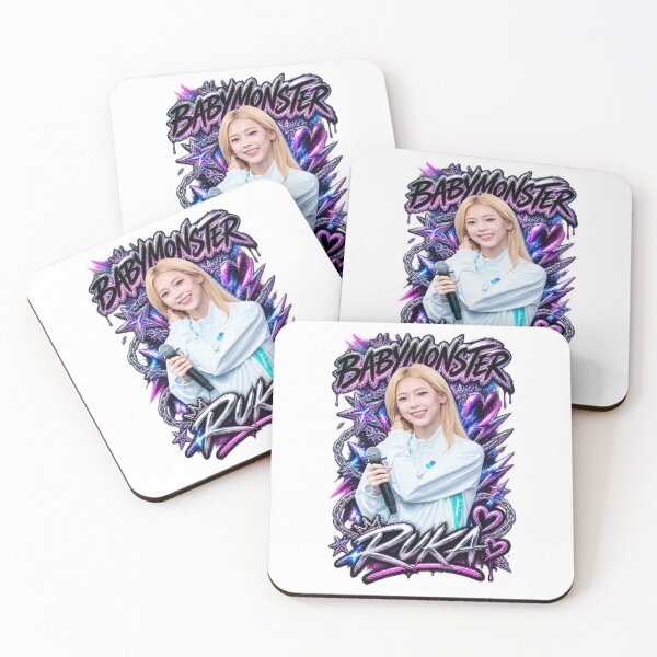 Item preview, Ruka BABYMONSTER Cyber Track Leader Graphic | Purple Chrome Art designed and sold by Valereekmerch.