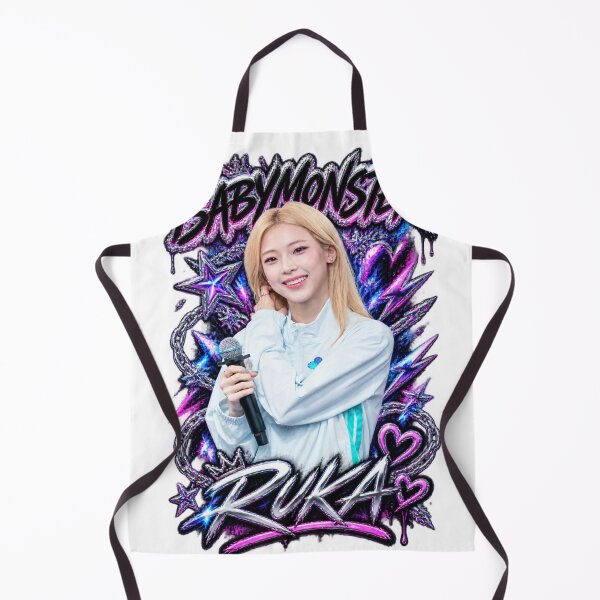 Item preview, Ruka BABYMONSTER Cyber Track Leader Graphic | Purple Chrome Art designed and sold by Valereekmerch.