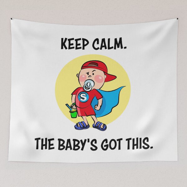 Item preview, Keep Calm Baby Superhero designed and sold by Ekaterina  Biserova.