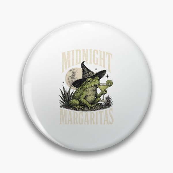 Item preview, Midnight Margaritas Witch Frog Funny Halloween Cocktail Vintage designed and sold by SmithOscarShop.