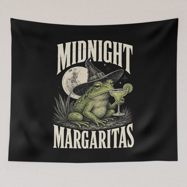 Item preview, Midnight Margaritas Witch Frog Funny Halloween Cocktail Vintage designed and sold by SmithOscarShop.