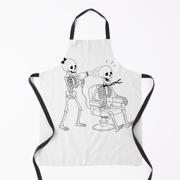 Item preview, Skeleton Couple at the Hair Salon designed and sold by Qenlo.