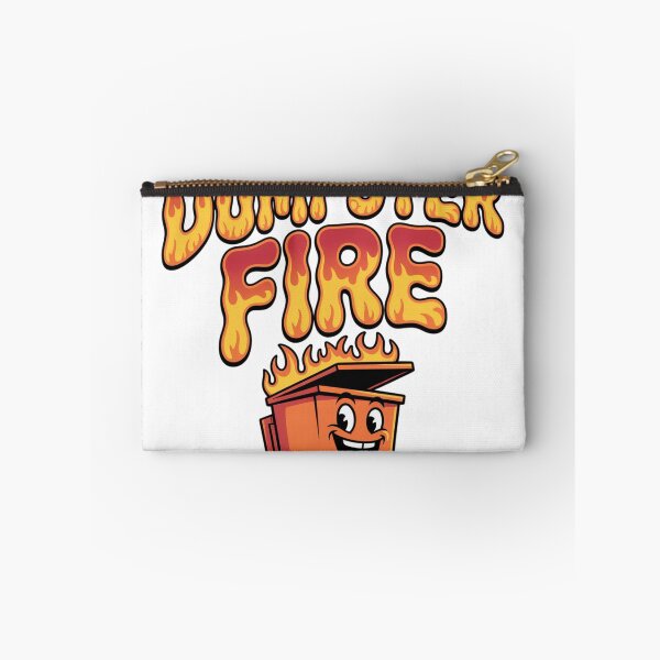 Item preview, Dumpster Fire Cartoon Typography Design designed and sold by Imaginarium of Chaos falcon88 .