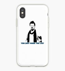 Chris Jericho You Just Made The List iPhone Case
