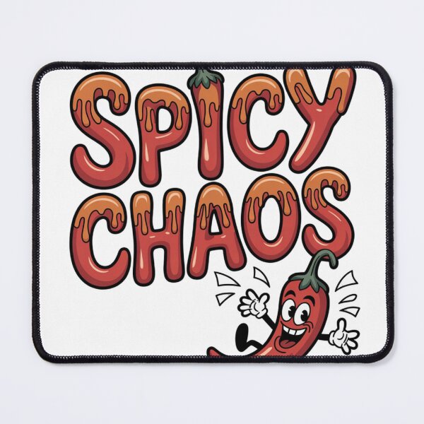 Item preview, Spicy Chaos Cartoon Typography Design designed and sold by Imaginarium of Chaos falcon88 .