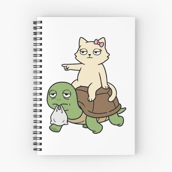 Item preview, Take Out the Trash - Funny Cat Riding Turtle Chore Humor designed and sold by yodaddydesigns.