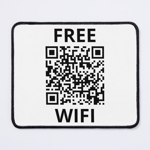 Item preview, Free WiFi QR Code Funny Internet Design designed and sold by MonkiFlipp.