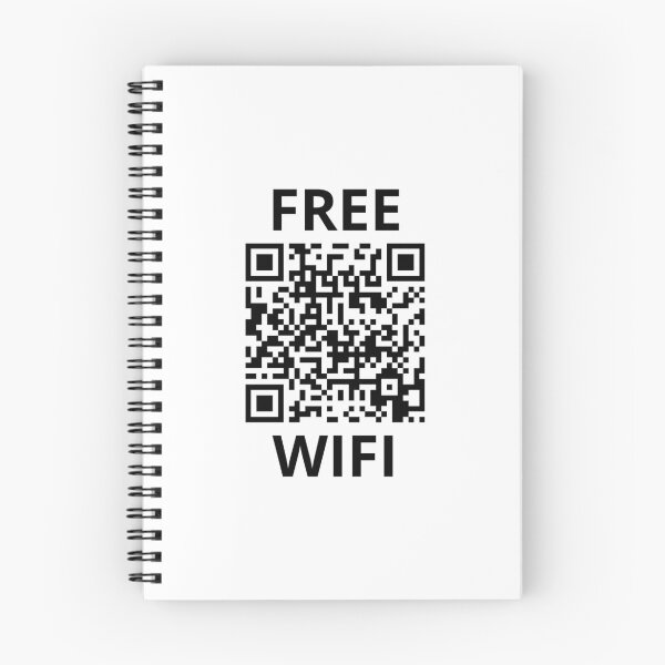 Item preview, Free WiFi QR Code Funny Internet Design designed and sold by MonkiFlipp.
