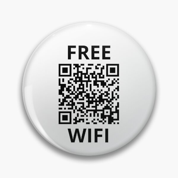 Item preview, Free WiFi QR Code Funny Internet Design designed and sold by MonkiFlipp.