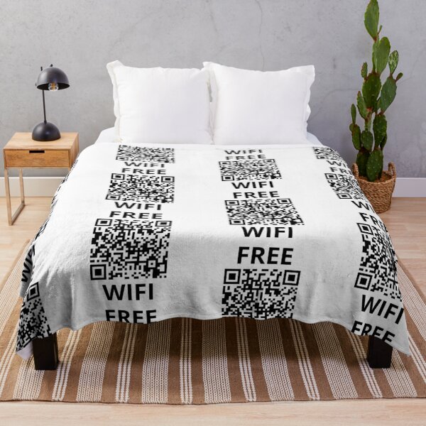 Item preview, Free WiFi QR Code Funny Internet Design designed and sold by MonkiFlipp.