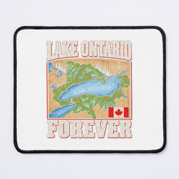 Item preview, Lake Ontario Forever Vintage Canada Map Retro Boat Graphic designed and sold by luffyShop1.