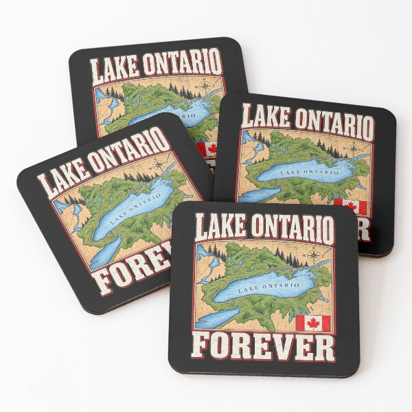 Item preview, Lake Ontario Forever Vintage Canada Map Retro Boat Graphic designed and sold by luffyShop1.